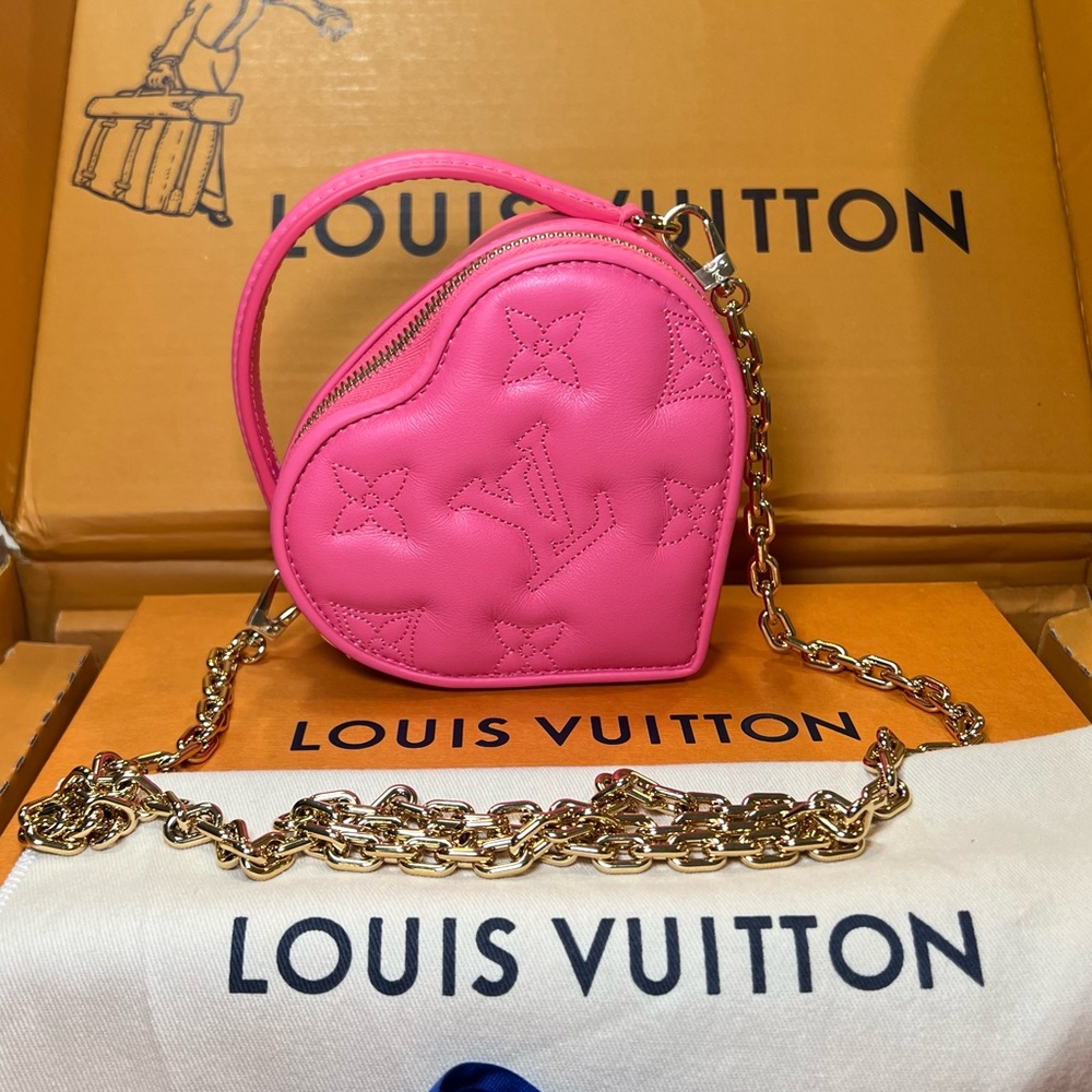Louis Vuitton Pop My Heart Pouch In Bubblegum Pink